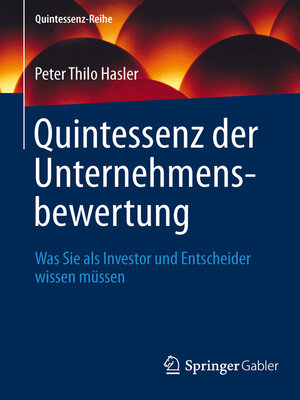 cover image of Quintessenz der Unternehmensbewertung